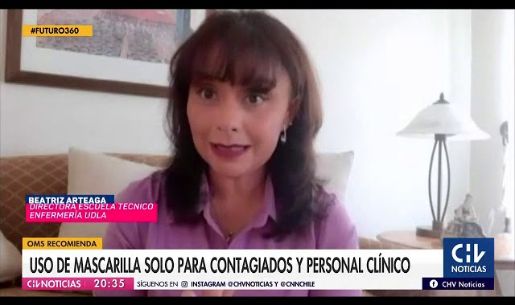 Reportaje de Chilevisión a la Dra. Mercedes López: “Correcto uso de la mascarilla”