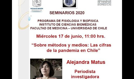 Seminario Alejandra Matus: “Sobre métodos y medios: Las cifras de la pandemia en Chile”