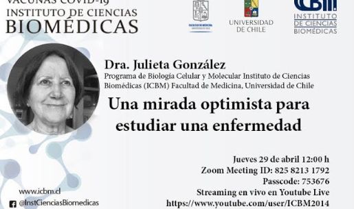 Webinar ICBM Dra. Julieta González: 