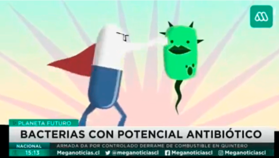 Bacterias con potencial antibiótico en Río Mapocho-MEGA-Dr. Víctor García-ICBM