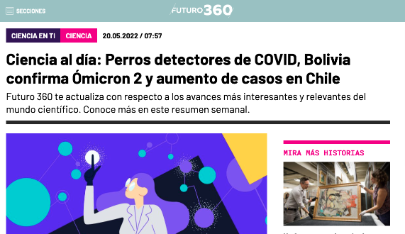 Entrevista a Dr. Miguel O’Ryan en Futuro 360 online, sobre aumento de casos COVID-19 en Chile