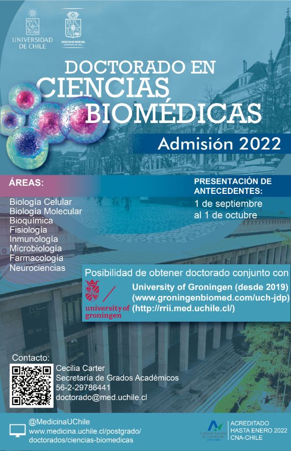 Admisión Doctorado en Ciencias Biomédicas