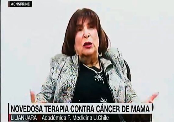 Nueva terapia contra cáncer de mama-CNN Chile-Dra. Lilian Jara-ICBM