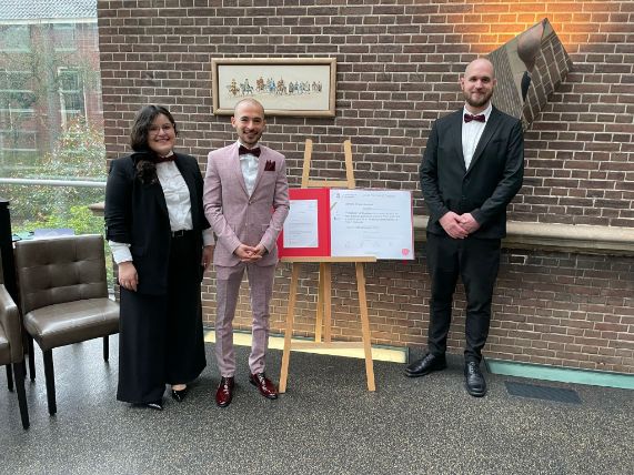 First-ever graduate of the University of Groningen-Universidad de Chile Joint Doctoral Program (JDP) in Biomedical Sciences: Arturo Elías Llumbet