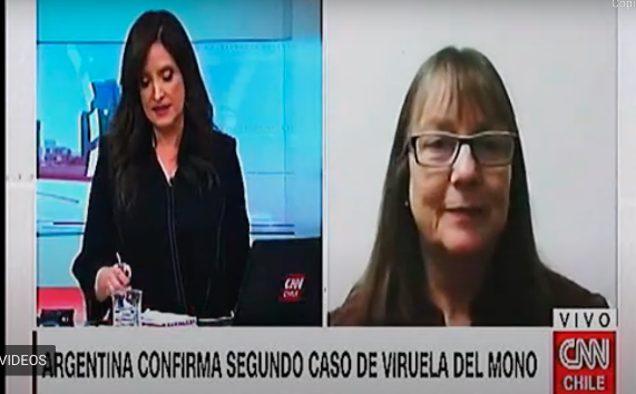 Entrevista a Dra. Vivian Luchsinger en CNN Chile sobre eventual llegada a Chile de la viruela del mono