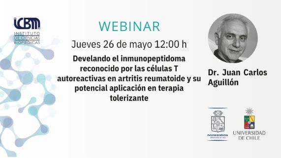 Invitación a Webinar ICBM – Dr. Juan Carlos Aguillon 26 de mayo