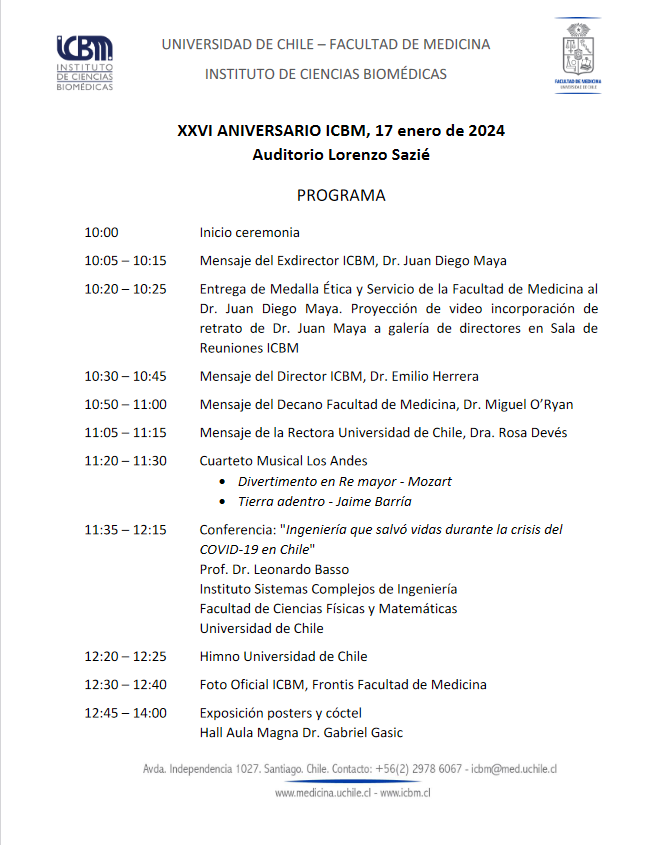 Programa Aniversario